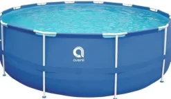 Avenli overjordisk pool 450 x 122 cm med pumpe - komplet sæt