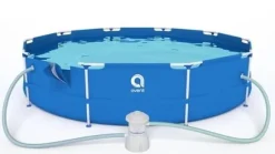 Avenli overjordisk pool 450 x 122 cm med pumpe - komplet sæt