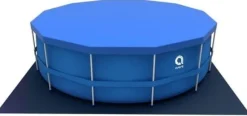 Avenli overjordisk pool 450 x 122 cm med pumpe - komplet sæt