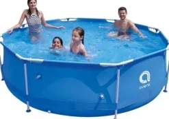 Avenli overjordisk pool 450 x 122 cm med pumpe - komplet sæt