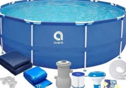 Avenli pool 420 x 84 cm med pumpe - komplet sæt