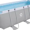 Avenli 400x200x99cm Rektangulær Overjordisk Pool med Filterpumpe til Haveentusiaster
