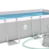 Avenli 400x200x99cm Rektangulær Ramme Pool med Pumpe, Ideel til Familier & Sociale Samvær