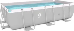 Avenli 400x200x99cm Rektangulær Ramme Pool med Pumpe, Ideel til Familier & Sociale Samvær