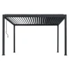 AXI Raya Aluminium Pergola 300x400x250 cm | Moderne og luksuriøs fritstående pergola - Rustfri og vejrbestandig | Op til 120 grader justerbare