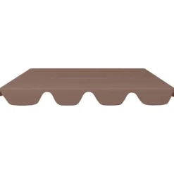 Baldakin til havegynge 150/130x105/70 cm brun - Baldakin - Baldakiner - Home & Living