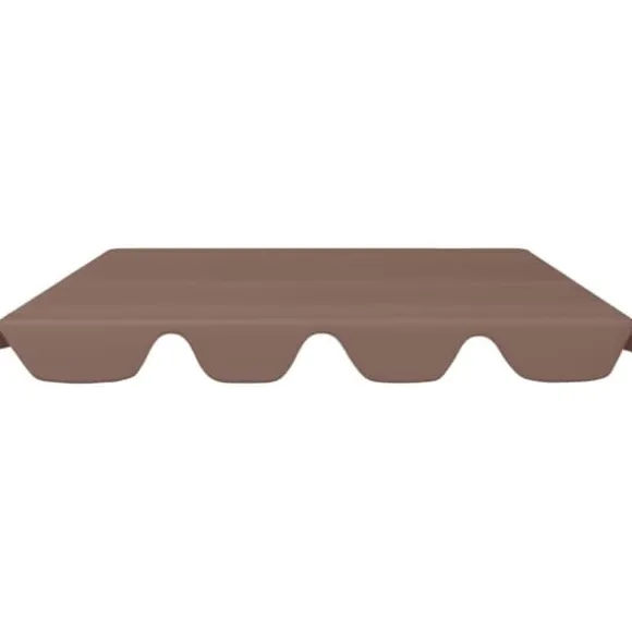 Baldakin til havegynge 150/130x105/70 cm brun - Baldakin - Baldakiner - Home & Living