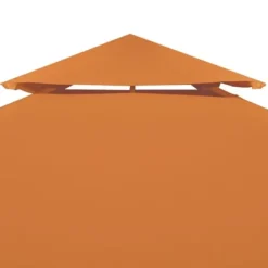 Baldakin til havepavillon 3x3 m - Sol- og regnbeskyttelse | Farve: Orange | Størrelse: 310 g/m²