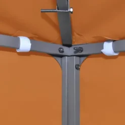 Baldakin til havepavillon 3x3 m - Sol- og regnbeskyttelse | Farve: Orange | Størrelse: 310 g/m²