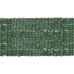 Balkongskärm med mörkgröna blad | Storlek: 300x150 cm
