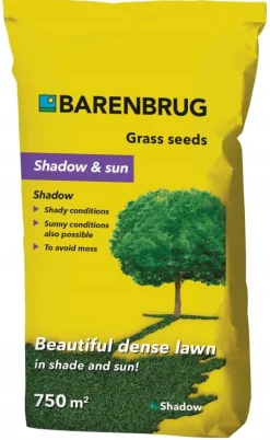 Barenbrug Shadow&Sun græs 15 kg tæt mørkegrøn græstørv til solskygge