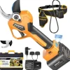 Batteri Beskærer, 0-45mm Skærediameter, Børsteløs Motor, LCD Skærm,PRU45 4AH4AH-a