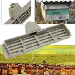 Bee Gate Guard Anti-escape Device Plastic Bikube Biavlerudstyr Grå