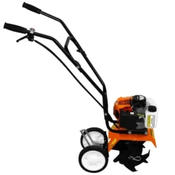 Benzindrevet Rotavator Rorpind Trådløs Have 52CC 4 stålblade 30 cm Arbejdsbredde 20 cm Dybde Bærbar gravemaskine Ukrudtsfjernelse PPE og værktøjssæt | CDON