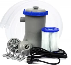 Bestway - svømmebassinpumpe - med filter - 2006 liter/time - grå
