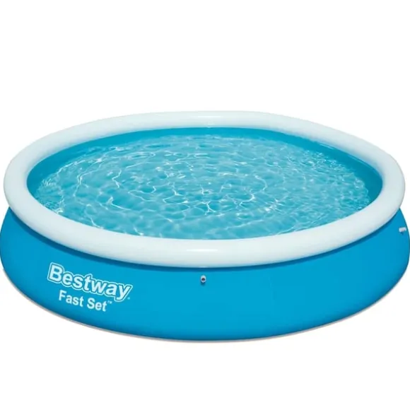 Bestway Fast Set oppusteligt badebassin 366x76 cm rundt 57273