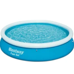 Bestway Fast Set oppusteligt badebassin 366x76 cm rundt 57273