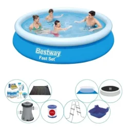 Bestway Fast Set Rund 366x76 cm - Pool kombi tilbud
