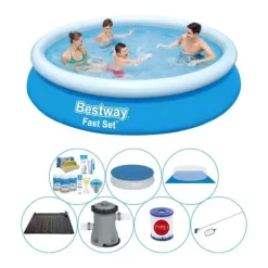 Bestway Fast Set Rund 366x76 cm - Poolpakke
