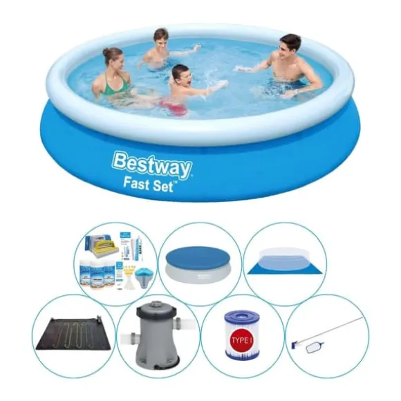 Bestway Fast Set Rund 366x76 cm - Poolpakke