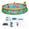 Bestway Fast Set The flowers of paradise Rund 457x84 cm - Pool sæt