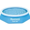 Bestway Flowclear poolunderlag 274x274 cm - Beskytter mod slid | Størrelse: 274x274 cm