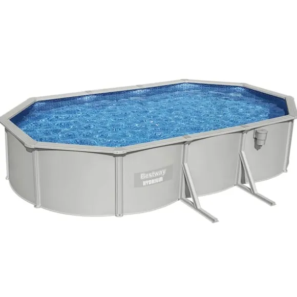 Bestway Hydrium fritstående pool 610x360x120 cm oval