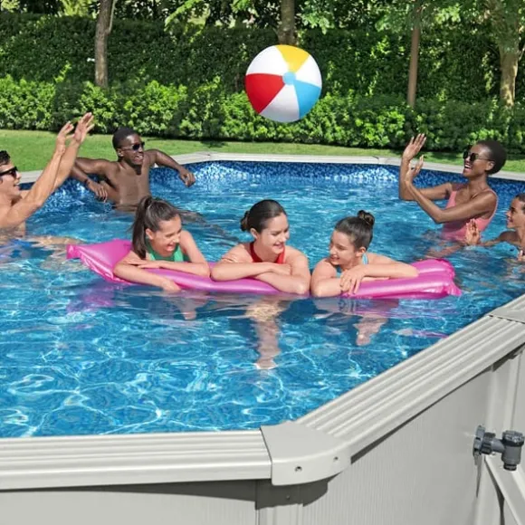 Bestway Hydrium fritstående pool 610x360x120 cm oval