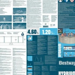 Bestway Hydrium swimmingpoolsæt 460x120 cm