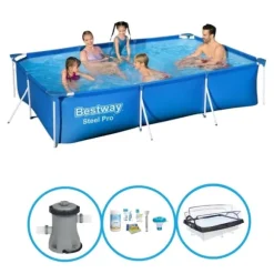 Bestway Pool Steel Pro - Inklusiv tilbehør - 300x201x66 cm