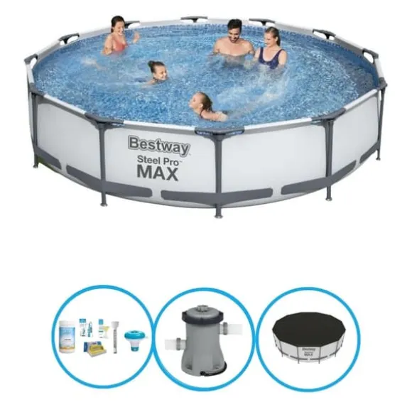 Bestway Pool Steel Pro MAX - Poolpakke - 366x76 cm