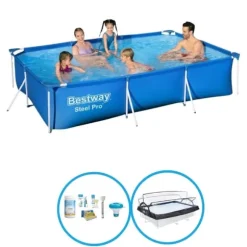 Bestway Pool Steel Pro 300x201x66 cm - Inklusiv tilbehør