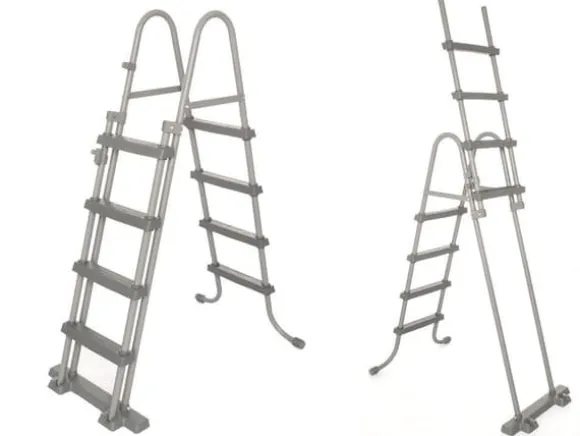 Bestway Power Steel Swim Vista Series II Familiepool med Sikkerhedsvinduer, 549x274x122cm