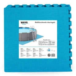 Bestway Rectangular Steel Pro Swimming Pool - 300 x 201 x 66 cm - Blå - Inklusive Tilbehør CB12