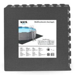 Bestway Round Oppustelig Fast Set Swimming Pool - 305 x 66 cm - Blå - Inklusive Tilbehør CB13