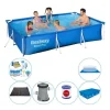 Bestway Steel Pro Rectangular 300x201x66 cm - Pool Deal
