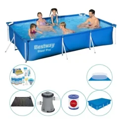 Bestway Steel Pro Rectangular 300x201x66 cm - Pool Deal
