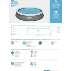 Bestway Swimming Pool Fast Set - 457x84 cm - Swimming Pool Deal