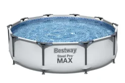 Bestway swimmingpool - Steel Pro MAX - 366 x 76 cm - Inklusiv solsejl, filterpumpe og filter