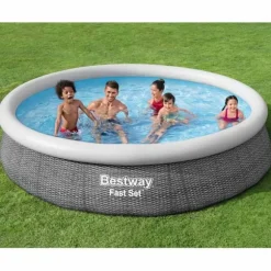 Bestway swimmingpoolsæt 366x76 cm rund