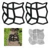 Betonform, 4x42x42 cm, Sort