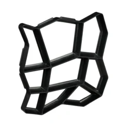 Betonform, 4x42x42 cm, Sort