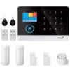 Bevægelsesdør Magnet Sensor Alarm System, Smart Home Integration, Forbedret Sikkerhed,EU Stik, 2G GSM Kit B