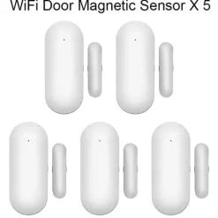 Bevægelsesdørsensor, 2.4G WiFi, Smart Home-kompatibilitet,5PC WiFi Sensor