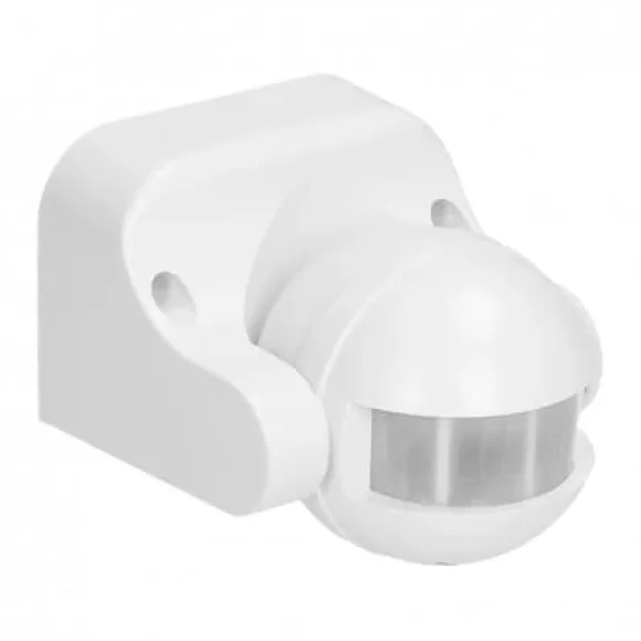 BEVÆGELSESSENSOR 180° IP44 1200W HVID - ON-CR-201/W