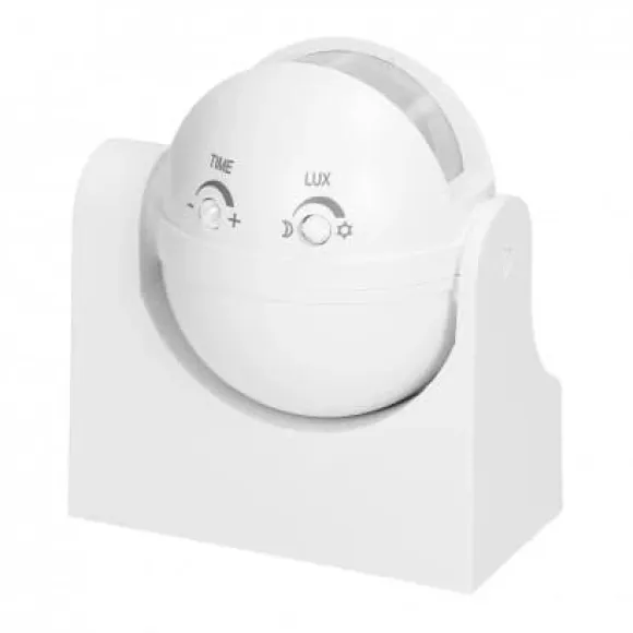 BEVÆGELSESSENSOR 180° IP44 1200W HVID - ON-CR-201/W