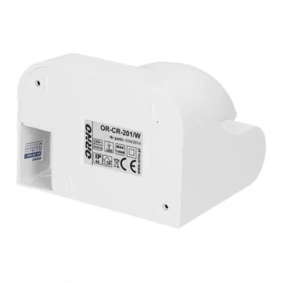 BEVÆGELSESSENSOR 180° IP44 1200W HVID - ON-CR-201/W