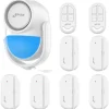 Bevægelsessensor Alarm System, 125dB Sirene, 110° Detektionsvinkel,sæt 1