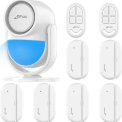 Bevægelsessensor Alarm System, 125dB Sirene, 110° Detektionsvinkel,sæt 1