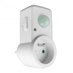 Bevægelsessensor hvid 300W 120 grader 9mb PIR CP-10B Eco Light EC20343